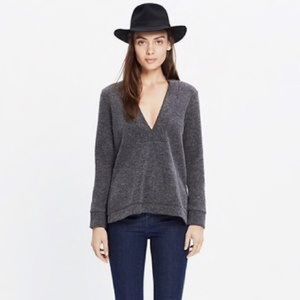 Madewell Low-V Pullover Sweater